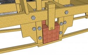 Sketchup-Rendering Axle Bearing