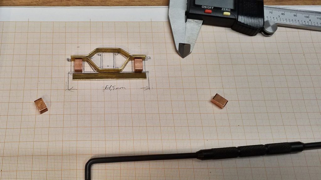 First few parts for an archbar bogie.