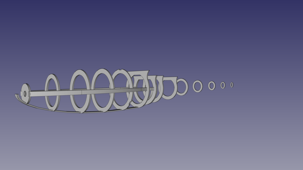 First nose draft finished, moving on to the fuselage.